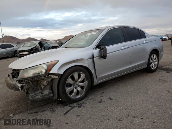 2010 Honda Accord Sdn EX-L with VIN 1HGCP3F87AA014725, listed as a Copart auction lot 82142334 with 222,619 mi miles and Salvage Title. Bid and sale history available at carsss.com. Image 1.