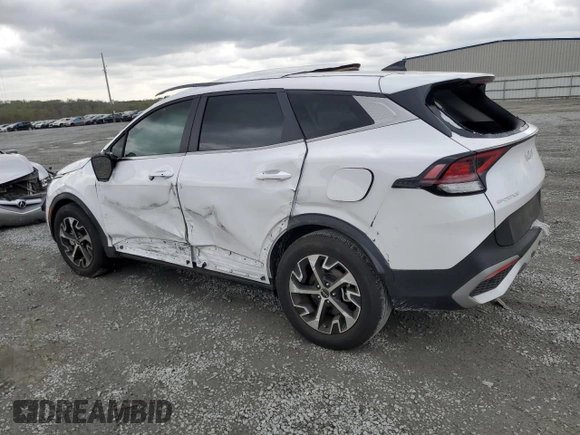 2024 Kia Sportage EX with VIN 5XYK33DF7RG184280, listed as a Copart auction lot 51072615 with 18,575 mi miles and Salvage Title. Bid and sale history available at carsss.com. Image 2.