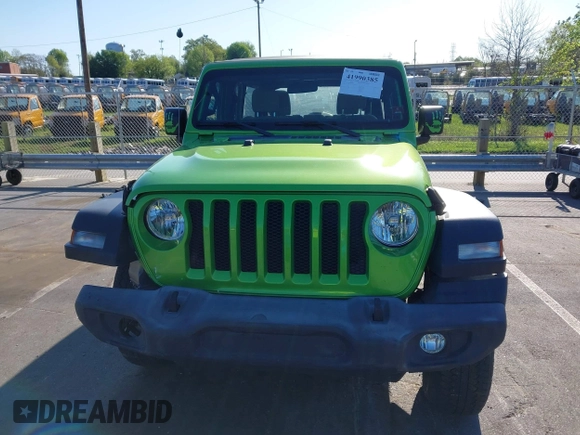 2018 Jeep Wrangler Unlimited Sport S z VIN 1C4HJXDG8JW287876, wystawiony jako IAAI lot #41990385 z przebiegiem 43 420 mil mil oraz . Historia ofert i sprzedaży dostępna na DreamBid. Obrazek 12.