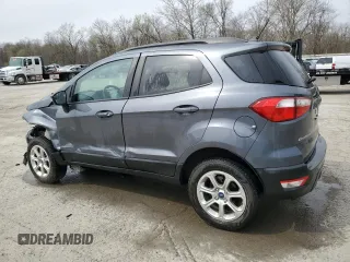 2019 Ford EcoSport SE with VIN MAJ6S3GL9KC304070, listed as a Copart auction lot 52250395 with 61,720 mi miles and Salvage Title. Bid and sale history available at carsss.com. Image 2.