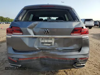 2021 Volkswagen Atlas S with VIN 1V2AP2CA7MC606267, listed as a Copart auction lot 56690154 with 53,381 mi miles and Salvage title. Bid and sale history available at DreamBid. Image 6.