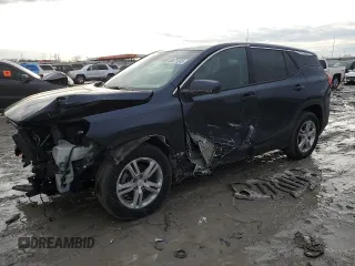 2018 GMC Terrain SLE with VIN 3GKALMEV9JL280193, listed as a Copart auction lot 46671245 with 185,753 mi miles and Salvage Title. Bid and sale history available at carsss.com. Image 1.