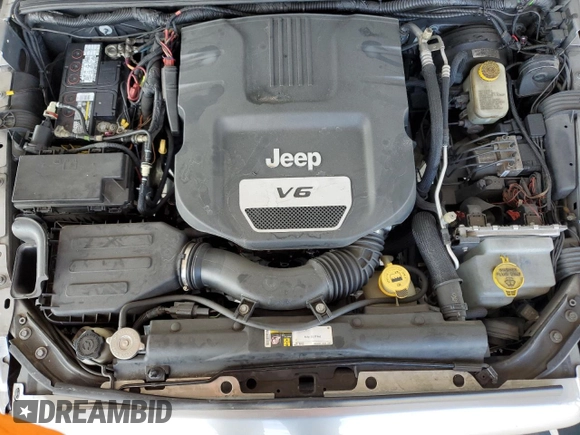 2016 Jeep Wrangler Unlimited Sport с VIN 1C4BJWDG5GL329916, выставлен на аукционе Copart как лот 55141825 с пробегом 54 074 миль миль и Списание • Salvage title. История ставок и продаж доступна на DreamBid. Изображение 12.