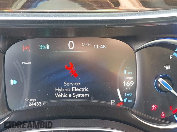 2023 Chrysler Pacifica Hybrid Limited with VIN 2C4RC1S7XPR518695, listed as a IAAI auction lot 41301401 with 24,433 mi miles and . Bid and sale history available at DreamBid. Image 17.