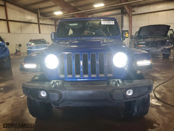 2020 Jeep Wrangler Unlimited Rubicon with VIN 1C4HJXFN8LW128791, listed as a Copart auction lot 41726915 with 88,288 mi miles and Salvage Title. Bid and sale history available at carsss.com. Image 5.