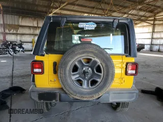 2018 Jeep Wrangler Unlimited Sport z VIN 1C4HJXDG9JW291015, wystawiony jako Copart lot #46114545 z przebiegiem 81 288 mil mil oraz Szkoda całkowita • Salvage title. Historia ofert i sprzedaży dostępna na DreamBid. Obrazek 6.