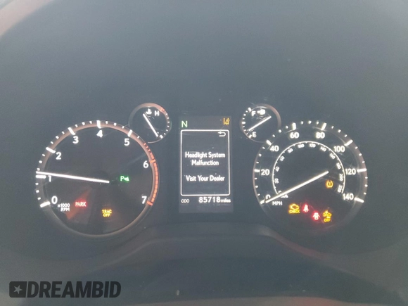 2021 Lexus GX with VIN JTJAM7BX4M5284699, listed as a Copart auction lot 47581465 with 85,718 mi miles and Salvage Title. Bid and sale history available at carsss.com. Image 9.