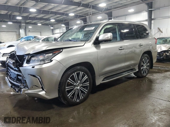 2018 Lexus LX 570 with VIN JTJHY7AX6J4261835, listed as a Copart auction lot 55998945 with 99,673 mi miles and Salvage title. Bid and sale history available at DreamBid. Image 1.