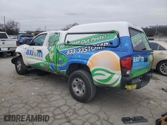 2021 Toyota Tacoma SR with VIN 3TYRX5GN9MT015377, listed as a Copart auction lot 41599895 with 114,659 mi miles and Salvage title. Bid and sale history available at DreamBid. Image 2.