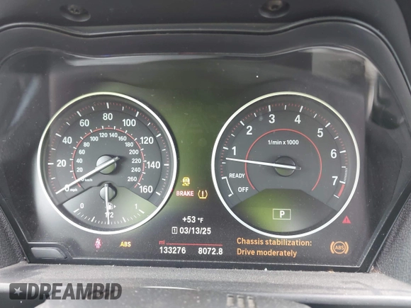 2016 BMW 2 Series 228i xDrive with VIN WBA1L9C5XGV767324, listed as a IAAI auction lot 41795604 with 133,276 mi miles. Bid and sale history available at carsss.com. Image 7.