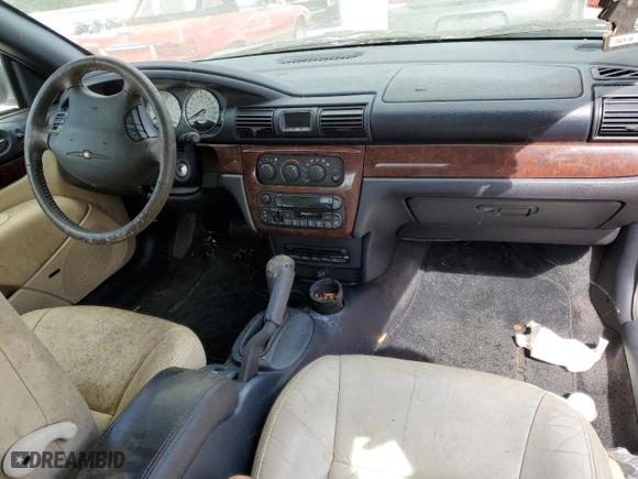 2001 Chrysler Sebring Limited with VIN 1C3EL65U01N711623, listed as a Copart auction lot 75607884 with 0 mi miles and Salvage Title. Bid and sale history available at carsss.com. Image 8.