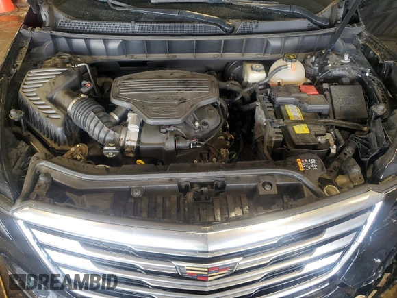 2017 Cadillac XT5 FWD with VIN 1GYKNARS0HZ257035, listed as a Copart auction lot 64284525 with 102,605 mi miles and Salvage title. Bid and sale history available at DreamBid. Image 12.