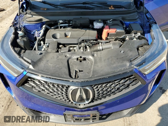 2023 Acura RDX w/A-Spec Package with VIN 5J8TC2H65PL003477, listed as a Copart auction lot 68564554 with 12,143 mi miles and Salvage Title. Bid and sale history available at carsss.com. Image 12.