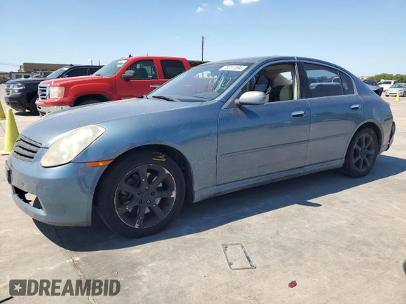 2006 Infiniti G35 with VIN JNKCV51E86M512157, listed as a Copart auction lot 70237094 with 162,704 mi miles and Salvage Title. Bid and sale history available at DreamBid. Image 1.