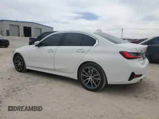 2022 BMW 3 Series 330i xDrive with VIN 3MW5R7J00N8C64705, listed as a Copart auction lot 48624285 with 12,143 mi miles and Salvage Title. Bid and sale history available at carsss.com. Image 2.