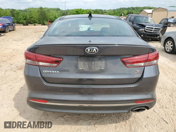 2018 Kia Optima LX with VIN 5XXGT4L33JG210174, listed as a Copart auction lot 54715425 with 150,023 mi miles and Salvage title. Bid and sale history available at DreamBid. Image 6.