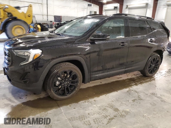 2021 GMC Terrain SLT with VIN 3GKALVEV6ML300037, listed as a Copart auction lot 59799805 with 30,798 mi miles and Salvage title. Bid and sale history available at DreamBid. Image 1.