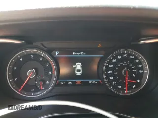 2021 Genesis G70 3.3T with VIN KMTG74LE8MU072654, listed as a Copart auction lot 74278574 with 27,323 mi miles and Non Repairable. Bid and sale history available at carsss.com. Image 9.