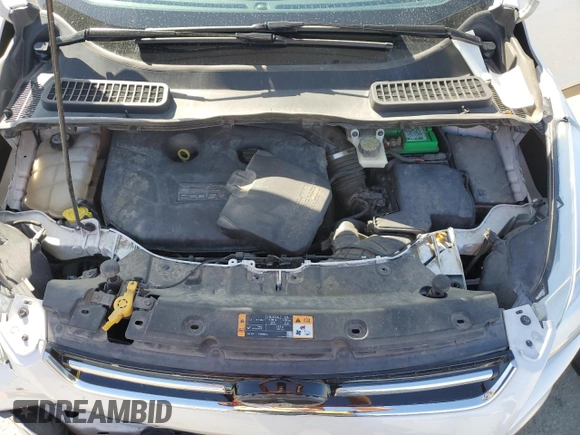 2013 Ford Escape SEL with VIN 1FMCU9H91DUC35459, listed as a Copart auction lot 55277545 with 130,081 mi miles and Salvage Title. Bid and sale history available at DreamBid. Image 12.