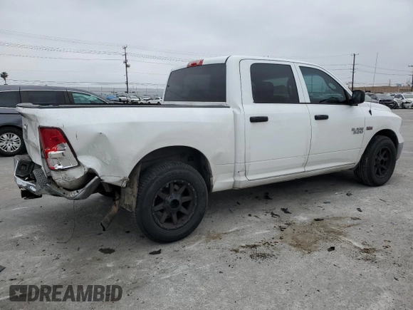 2018 Ram 1500 Tradesman z VIN 3C6RR6KT6JG219170, wystawiony jako Copart lot #54203595 z przebiegiem 153 322 mil mil oraz Szkoda całkowita • Salvage title. Historia ofert i sprzedaży dostępna na DreamBid. Obrazek 3.