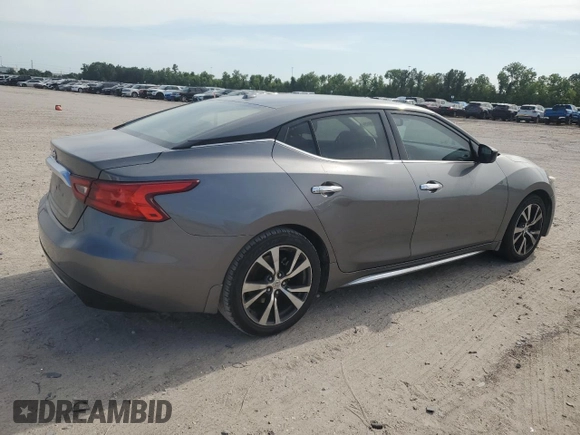 2017 Nissan Maxima SV with VIN 1N4AA6AP8HC433310, listed as a Copart auction lot 56983965 with 101,273 mi miles and Salvage title. Bid and sale history available at DreamBid. Image 3.