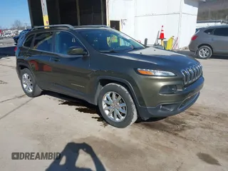 2015 Jeep Cherokee Limited with VIN 1C4PJMDS0FW685749, listed as a IAAI auction lot 41834880 with 161,614 mi miles. Bid and sale history available at carsss.com. Image 1.