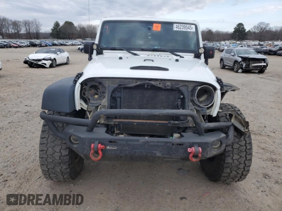 2016 Jeep Wrangler Unlimited Rubicon with VIN 1C4BJWFG5GL348639, listed as a Copart auction lot 46239545 with 116,879 mi miles and Salvage Title. Bid and sale history available at carsss.com. Image 5.