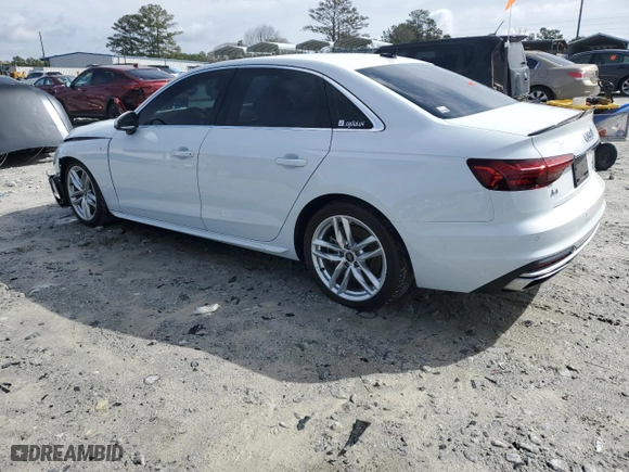 2022 Audi A4 Sedan S line Premium Plus with VIN WAUEAAF43NN014694, listed as a Copart auction lot 45101975 with 50,981 mi miles and Salvage Title. Bid and sale history available at carsss.com. Image 2.