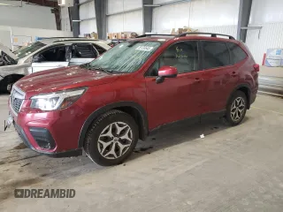 2020 Subaru Forester Premium with VIN JF2SKAJC6LH483745, listed as a Copart auction lot 55135545 with 51,015 mi miles and Salvage title. Bid and sale history available at DreamBid. Image 1.