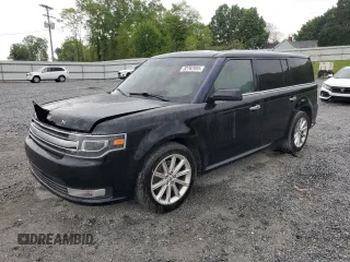 2017 Ford Flex Limited z VIN 2FMHK6D83HBA01312, wystawiony jako Copart lot #52762985 z przebiegiem Nie podano mil oraz Szkoda całkowita • Salvage title. Historia ofert i sprzedaży dostępna na DreamBid. Obrazek 1.