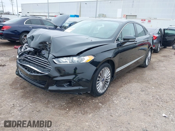 2014 Ford Fusion Titanium with VIN 3FA6P0K9XER364392, listed as a IAAI auction lot 41642439 with 130,302 mi miles and . Bid and sale history available at DreamBid. Image 19.