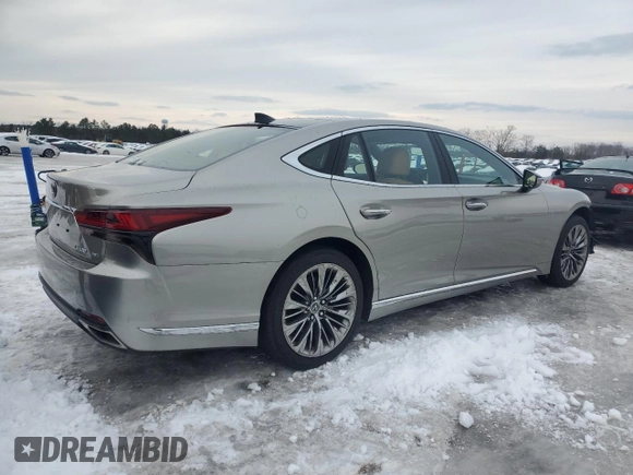 2023 Lexus LS with VIN JTHD51GF4P5011341, listed as a Copart auction lot 87352854 with 16,851 mi miles and Salvage Title. Bid and sale history available at carsss.com. Image 3.