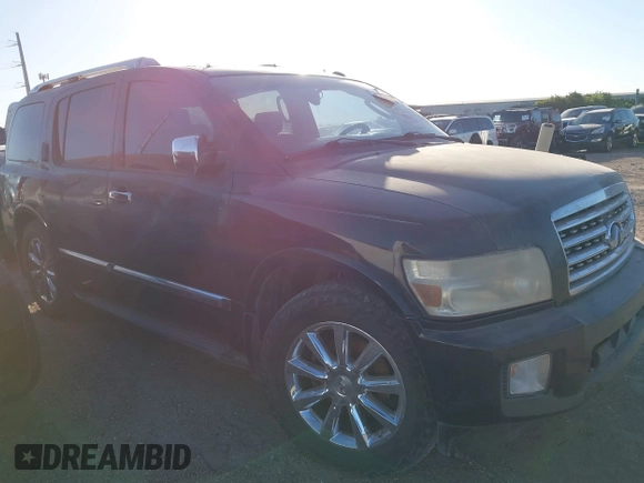 2009 Infiniti QX56 with VIN 5N3AA08D69N904172, listed as a IAAI auction lot 41756378 with 209,031 mi miles. Bid and sale history available at carsss.com. Image 1.