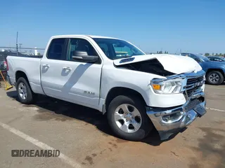 2020 Ram 1500 Big Horn with VIN 1C6RREBT4LN256707, listed as a IAAI auction lot 42489432 with 95,117 mi miles and . Bid and sale history available at DreamBid. Image 1.