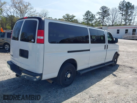 2019 Chevrolet Express Passenger LT with VIN 1GAZGPFG4K1286442, listed as a IAAI auction lot 41908138 with 241,894 mi miles and . Bid and sale history available at DreamBid. Image 4.