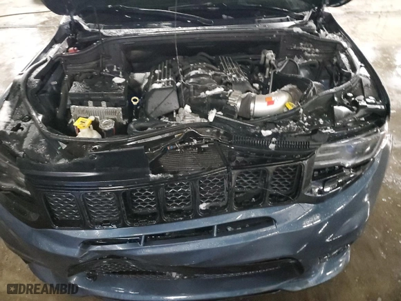 2021 Jeep Grand Cherokee SRT with VIN 1C4RJFDJ2MC606186, listed as a Copart auction lot 79479704 with 39,349 mi miles and Salvage Title. Bid and sale history available at carsss.com. Image 12.