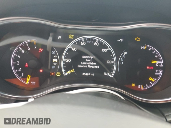 2022 Jeep Grand Cherokee WK Laredo X with VIN 1C4RJFAG6NC116294, listed as a Copart auction lot 83883234 with 35,497 mi miles and Salvage Title. Bid and sale history available at carsss.com. Image 9.