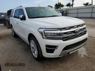 2024 Ford Expedition Max Platinum with VIN 1FMJK1M81REA23223, listed as a Copart auction lot 74358344 with Not provided miles and Non repairable. Bid and sale history available at DreamBid. Image 4.