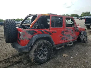 2023 Jeep Wrangler Willys with VIN 1C4HJXDN9PW509722, listed as a Copart auction lot 53980855 with 29,935 mi miles and Salvage title. Bid and sale history available at DreamBid. Image 3.
