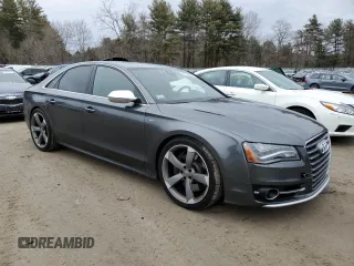 2013 Audi S8 with VIN WAUD2AFD4DN028188, listed as a Copart auction lot 47768235 with 167,382 mi miles and Clean Title. Bid and sale history available at carsss.com. Image 4.