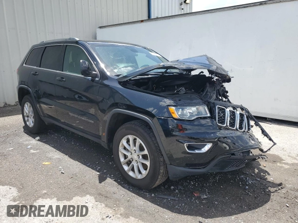 2021 Jeep Grand Cherokee Laredo X z VIN 1C4RJEAG0MC679608, wystawiony jako Copart lot #60989265 z przebiegiem 55 008 mil mil oraz Nie do naprawy • Non repairable. Historia ofert i sprzedaży dostępna na DreamBid. Obrazek 4.