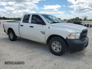 2022 Ram 1500 Tradesman with VIN 1C6RR6FG7NS161596, listed as a Copart auction lot 56472245 with 33,445 mi miles and Salvage title. Bid and sale history available at DreamBid. Image 4.
