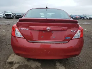 2014 Nissan Versa SV with VIN 3N1CN7AP4EL838953, listed as a Copart auction lot 52693005 with 81,432 mi miles and Clean Title. Bid and sale history available at carsss.com. Image 6.