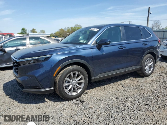 2025 Honda CR-V EX-L with VIN 2HKRS4H74SH454591, listed as a Copart auction lot 53691035 with 2,448 mi miles and Salvage Title. Bid and sale history available at DreamBid. Image 1.