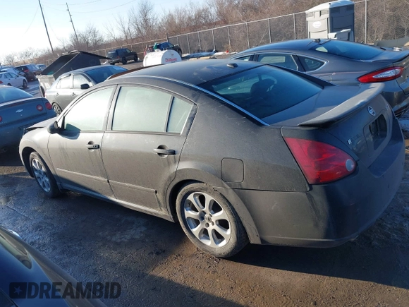 2008 Nissan Maxima SE with VIN 1N4BA41E78C838906, listed as a IAAI auction lot 41646268 with 147,140 mi miles and . Bid and sale history available at DreamBid. Image 14.