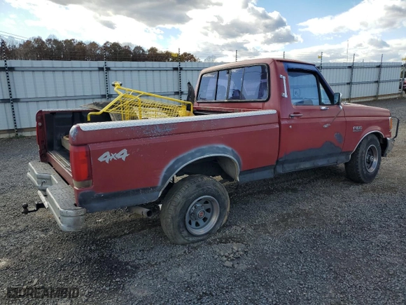 1988 Ford Pickup with VIN 1FTEF14Y8JNB42787, listed as a Copart auction lot 81039044 with 60,948 mi miles and Salvage Title. Bid and sale history available at carsss.com. Image 3.