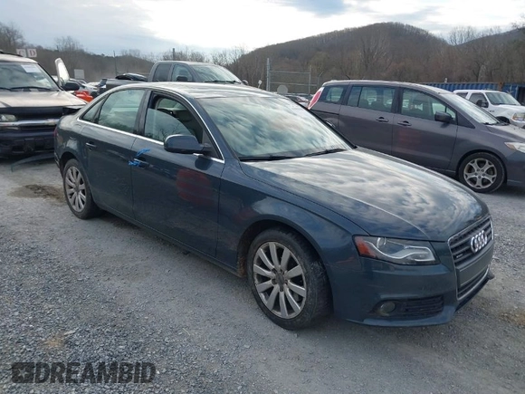 2010 Audi A4 2.0T Premium Plus with VIN WAUHFAFL3AN039174, listed as a IAAI auction lot 41905038 with 1 mi miles. Bid and sale history available at carsss.com. Image 1.