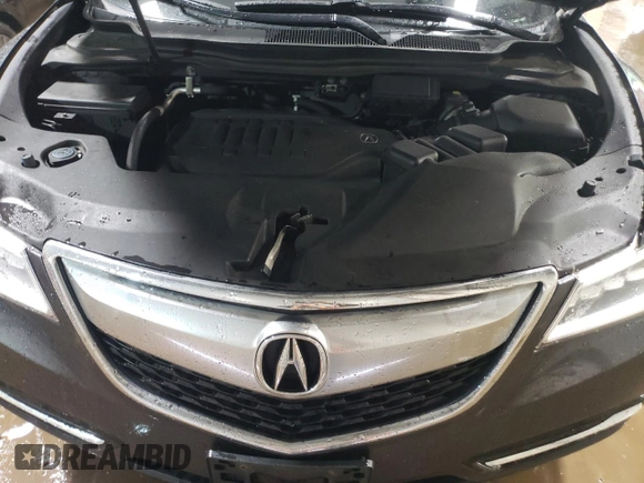 2014 Acura MDX Technology with VIN 5FRYD4H61EB028839, listed as a Copart auction lot 48285235 with 117,281 mi miles and Salvage title. Bid and sale history available at DreamBid. Image 11.