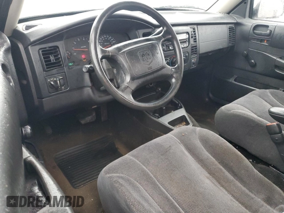 2004 Dodge Dakota with VIN 1D7FL16K34S554343, listed as a Copart auction lot 84607944 with 352,061 mi miles and Salvage Title. Bid and sale history available at carsss.com. Image 8.