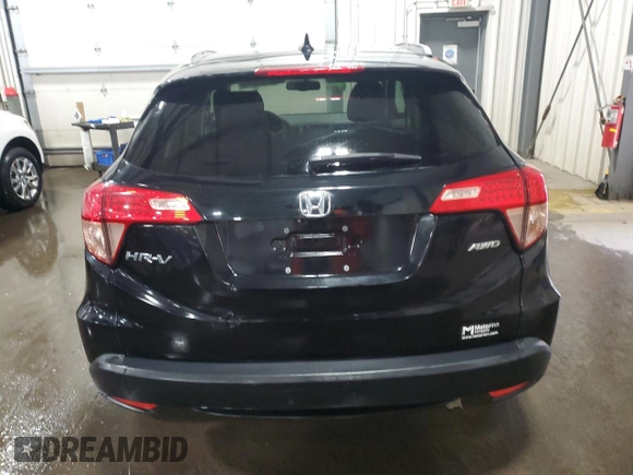 2016 Honda HR-V EX-L w/Navi with VIN 3CZRU6H75GM732495, listed as a Copart auction lot 43830275 with 193,665 mi miles and Salvage Title. Bid and sale history available at carsss.com. Image 6.